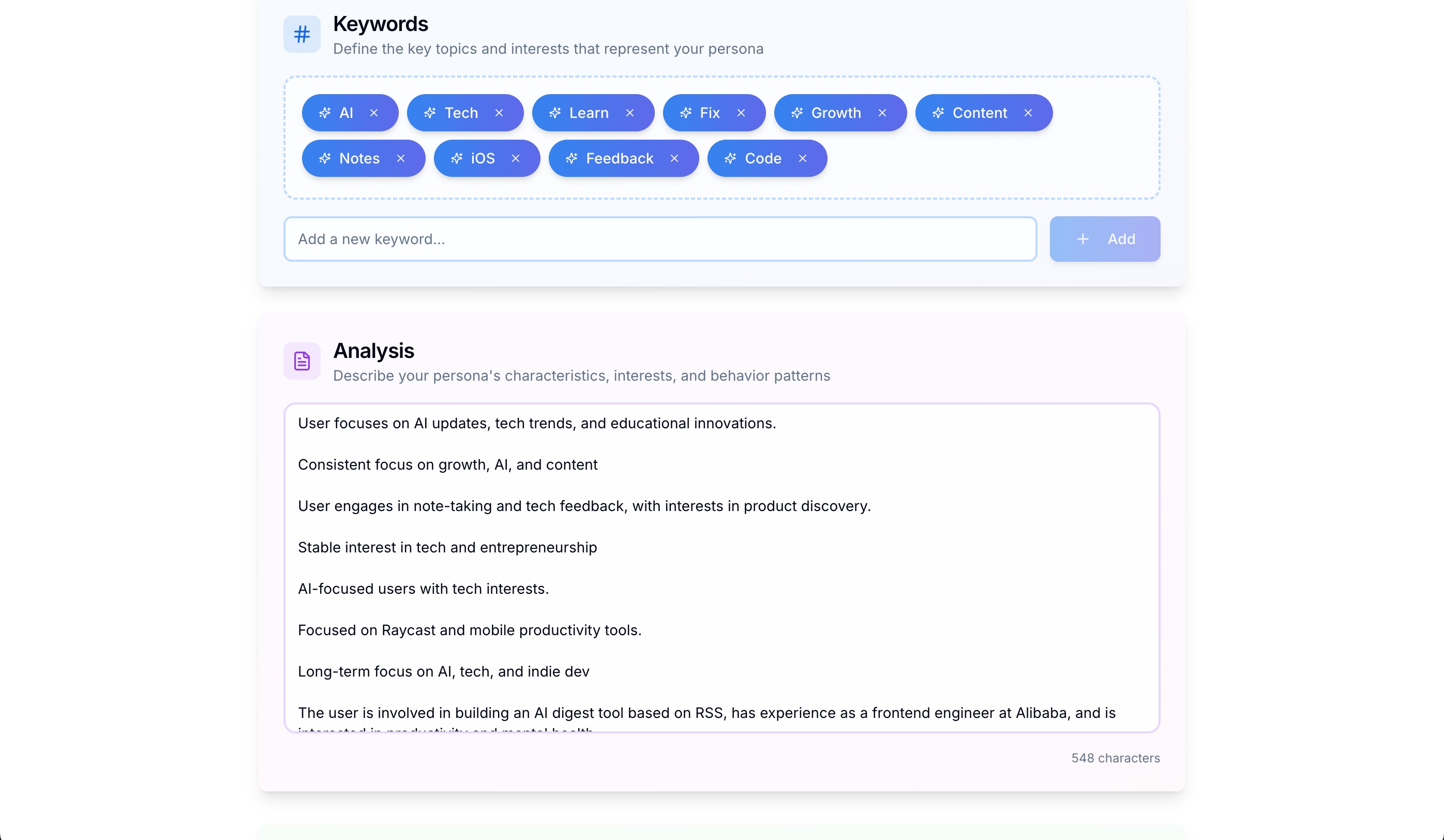 Topic Recommendations